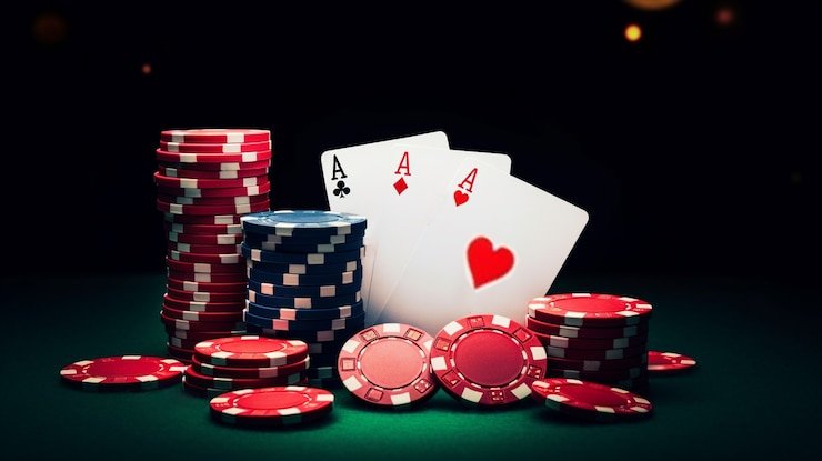 Dealer blackjack pada layar ponsel